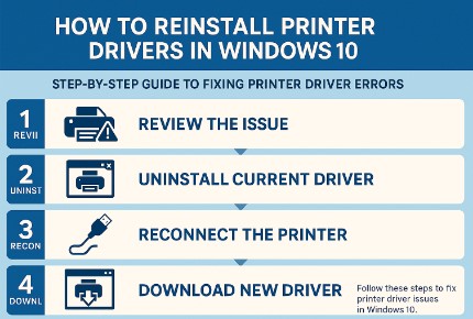 Follow these steps Reinstall Printer Drivers in Windows 10.