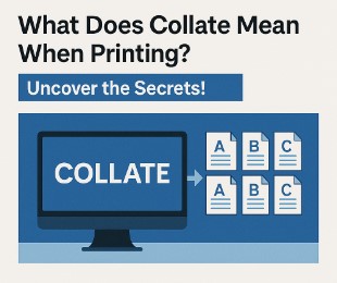 Collate function in printing helps in organizing your documents efficiently.