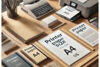 Notebook and Printer Paper Size Comparison Explained Clearly