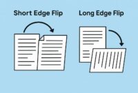 How to flip on short edge for double-sided documents