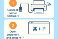 Print dialog box on Mac showing options for printing