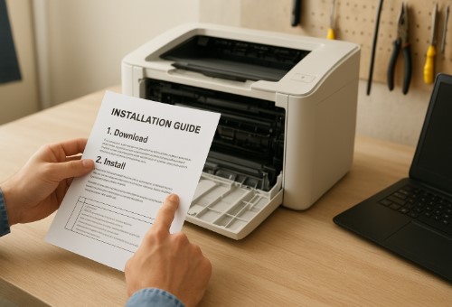 printer drivers installation guide on windows computer