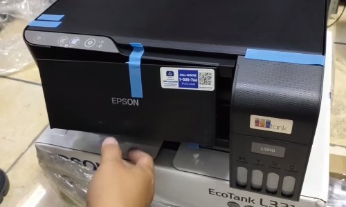 Epson L3210 printer with price tag for budget-friendly options.