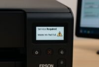 Epson L3110 printer waste ink pad error reset tutorial