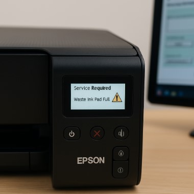 Reset Epson L3110 printer waste ink pad error reset tutorial