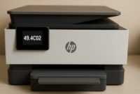 HP printer firmware and communication repair for HP 49.4c02 error fix