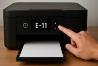 Epson E-11 error ink pad needs service fix guide