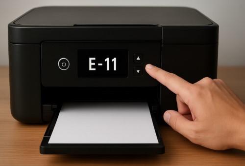 Epson E-11 error ink pad needs service fix guide