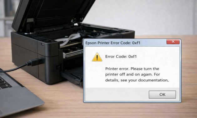 Epson Error Code 0xf1